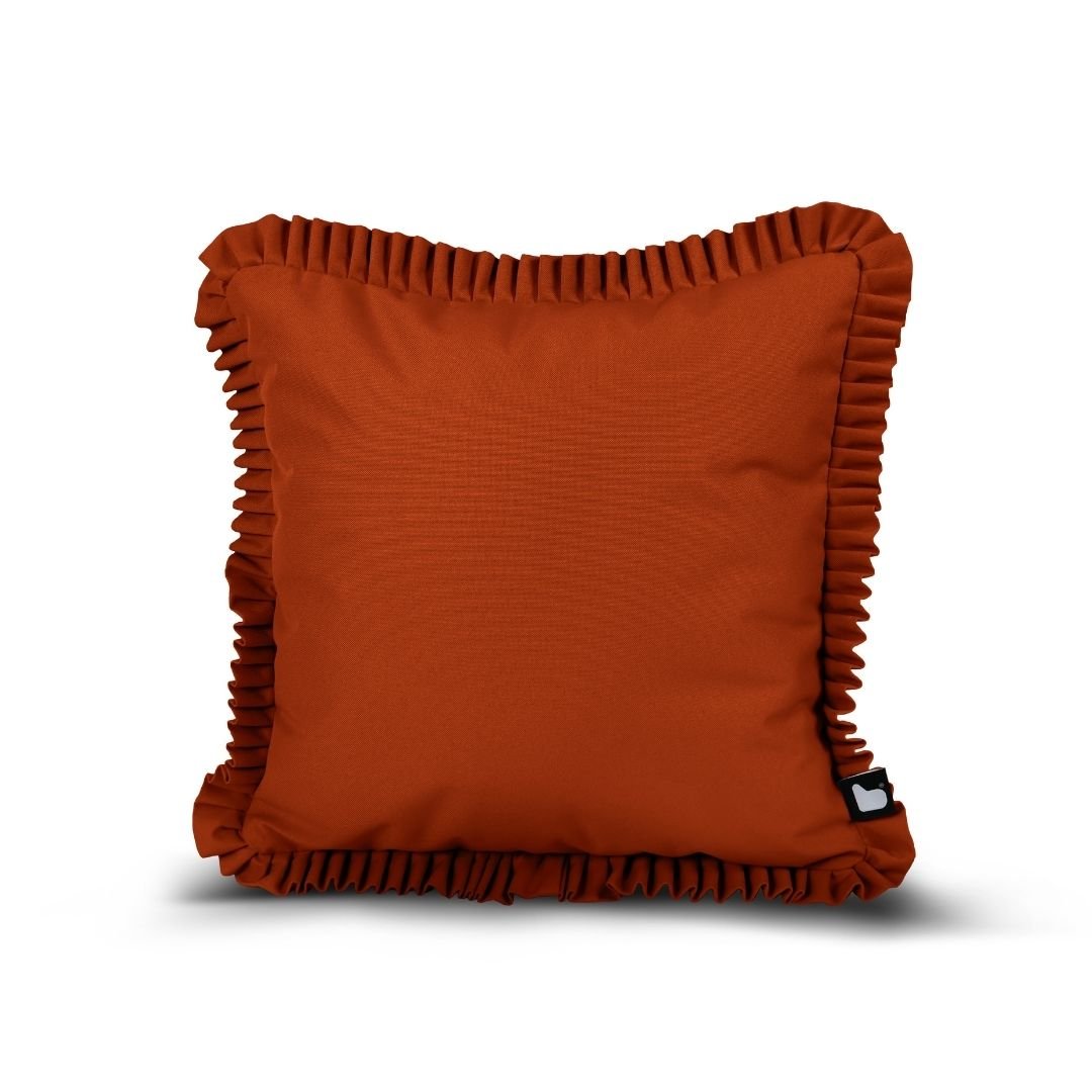B Outdoor Cushion Frill - Rust