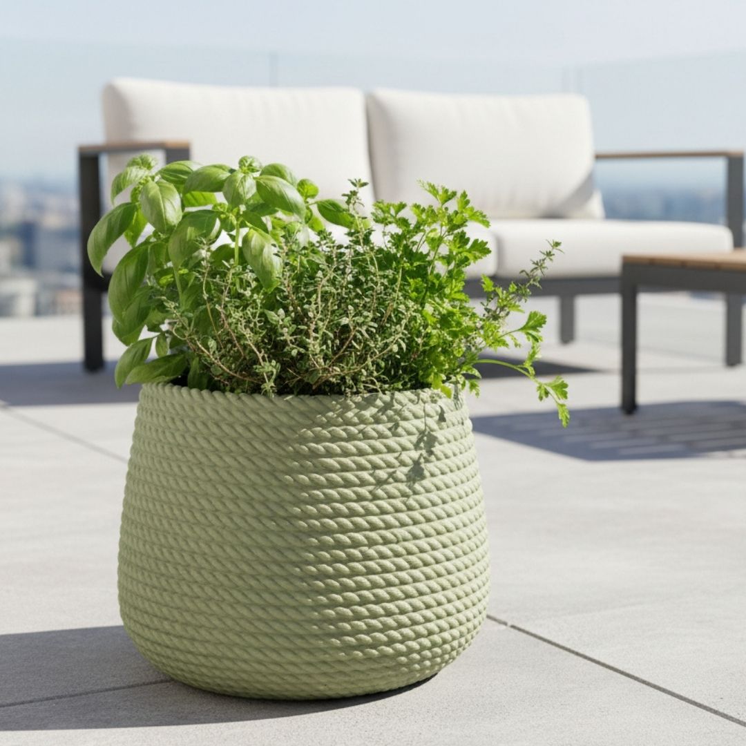 Bali Basel Pot Giada - Green