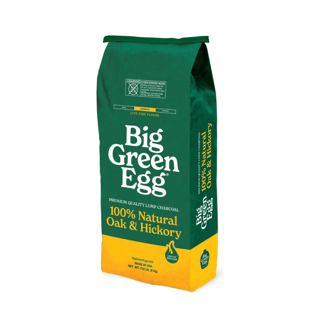 Big Green Egg 100% Natural Oak & Hickory Lump Charcoal-8kg
