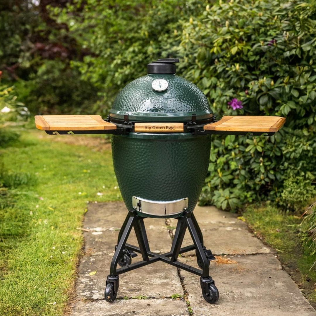 Big Green Egg Acacia Side Shelves