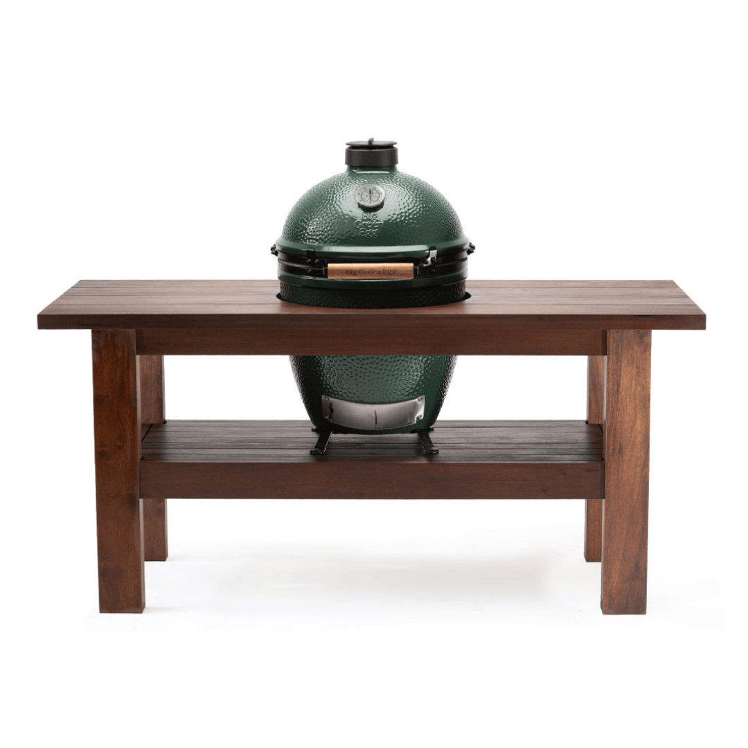 Big Green Egg - Large Mahogany Table Bundle