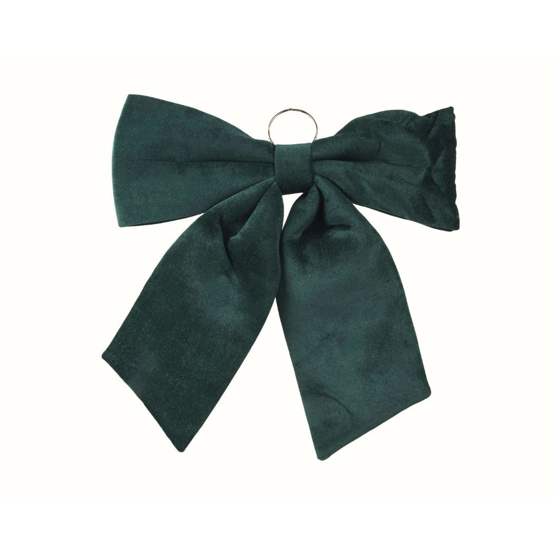 Christmas Bow XL - Pine Green