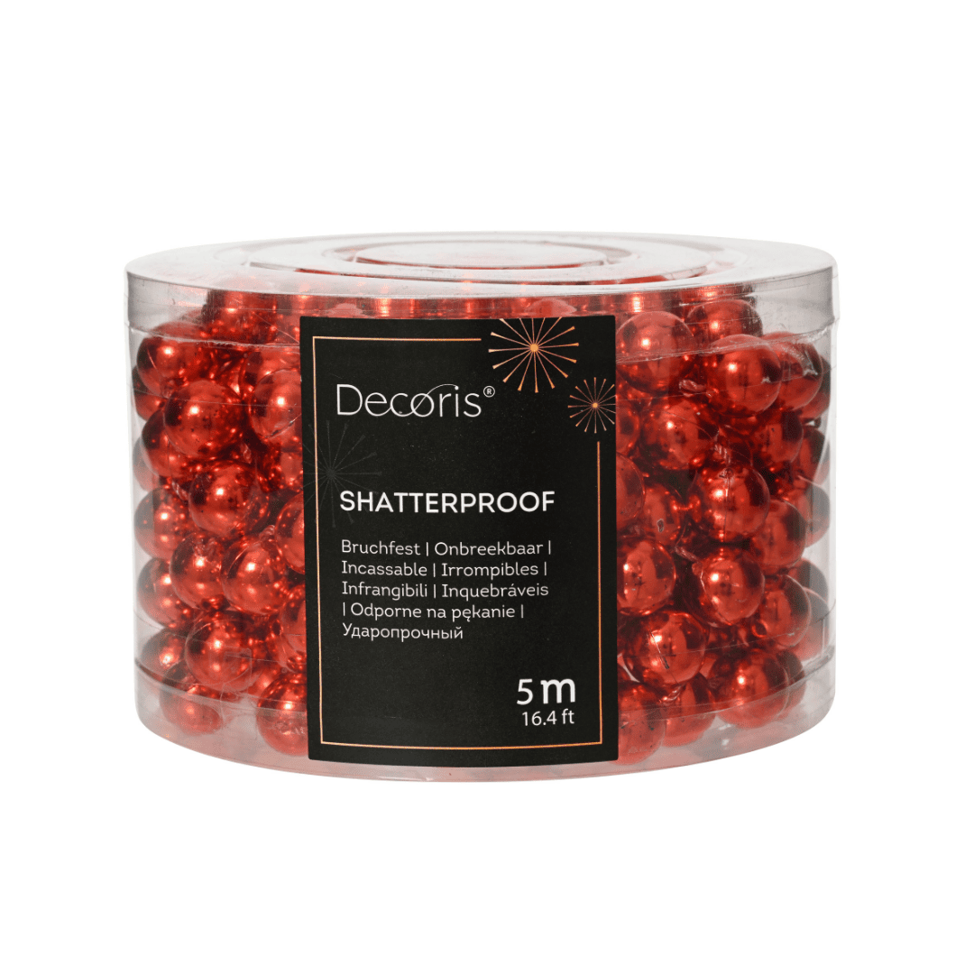 Christmas Bead Garland XL Red