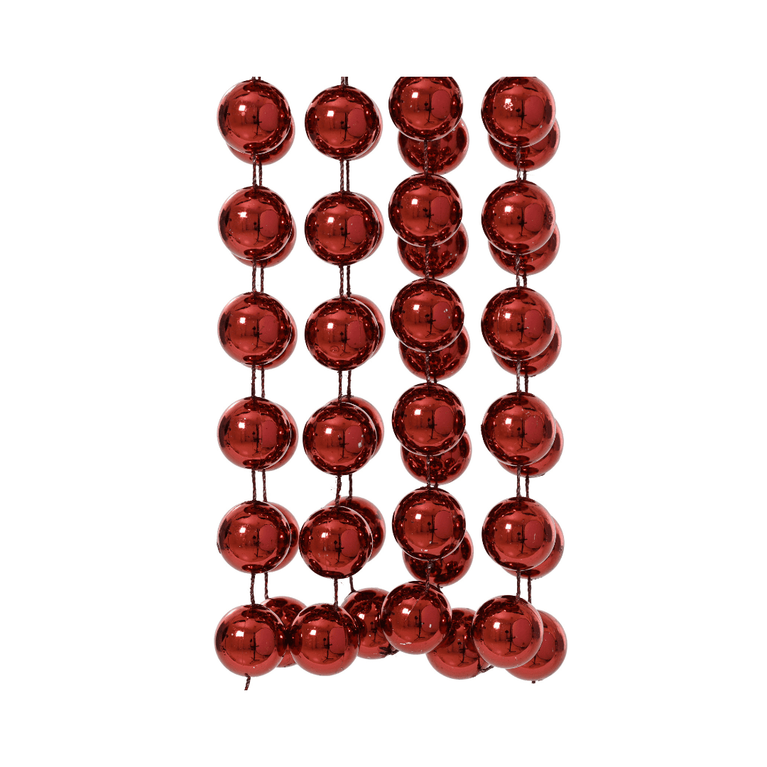 Christmas Bead Garland XXL Oxblood