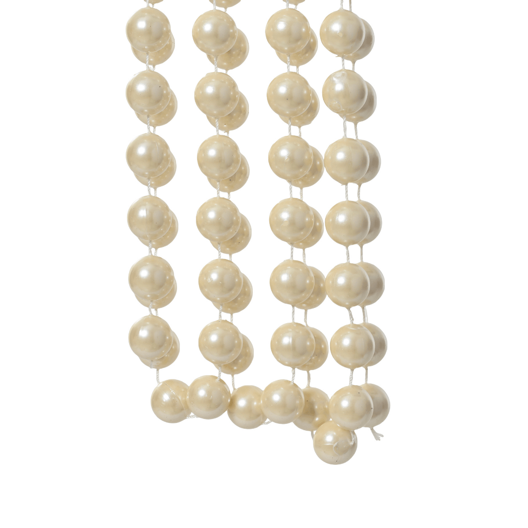 Christmas Bead Garland XXL Pearl