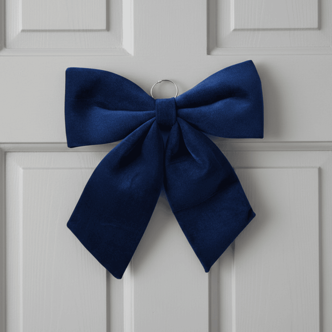 Christmas Bow - Night Blue - XXL