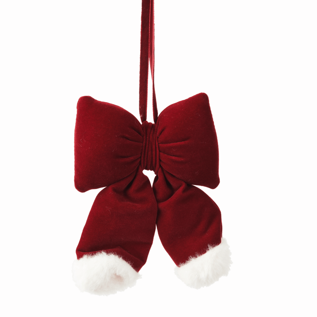 Christmas Bow - Red Velvet