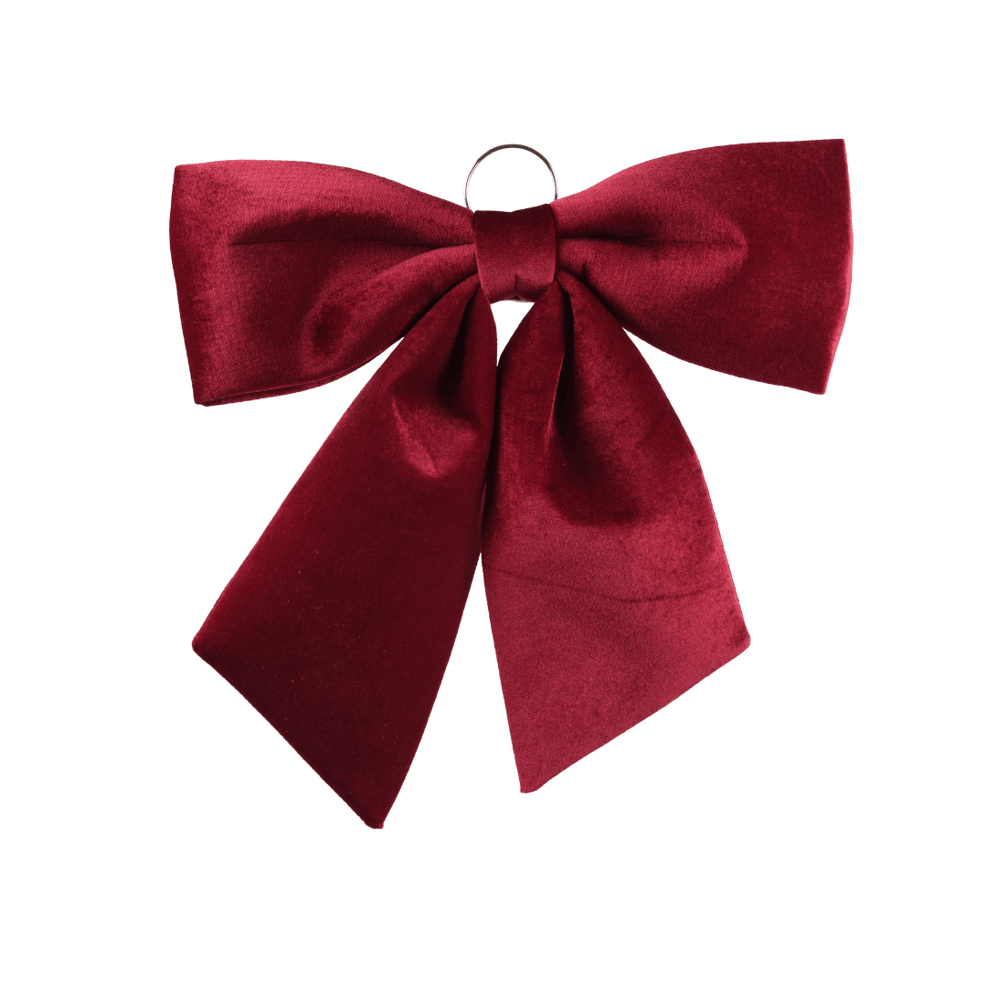Christmas Bow - Red Velvet - XXL