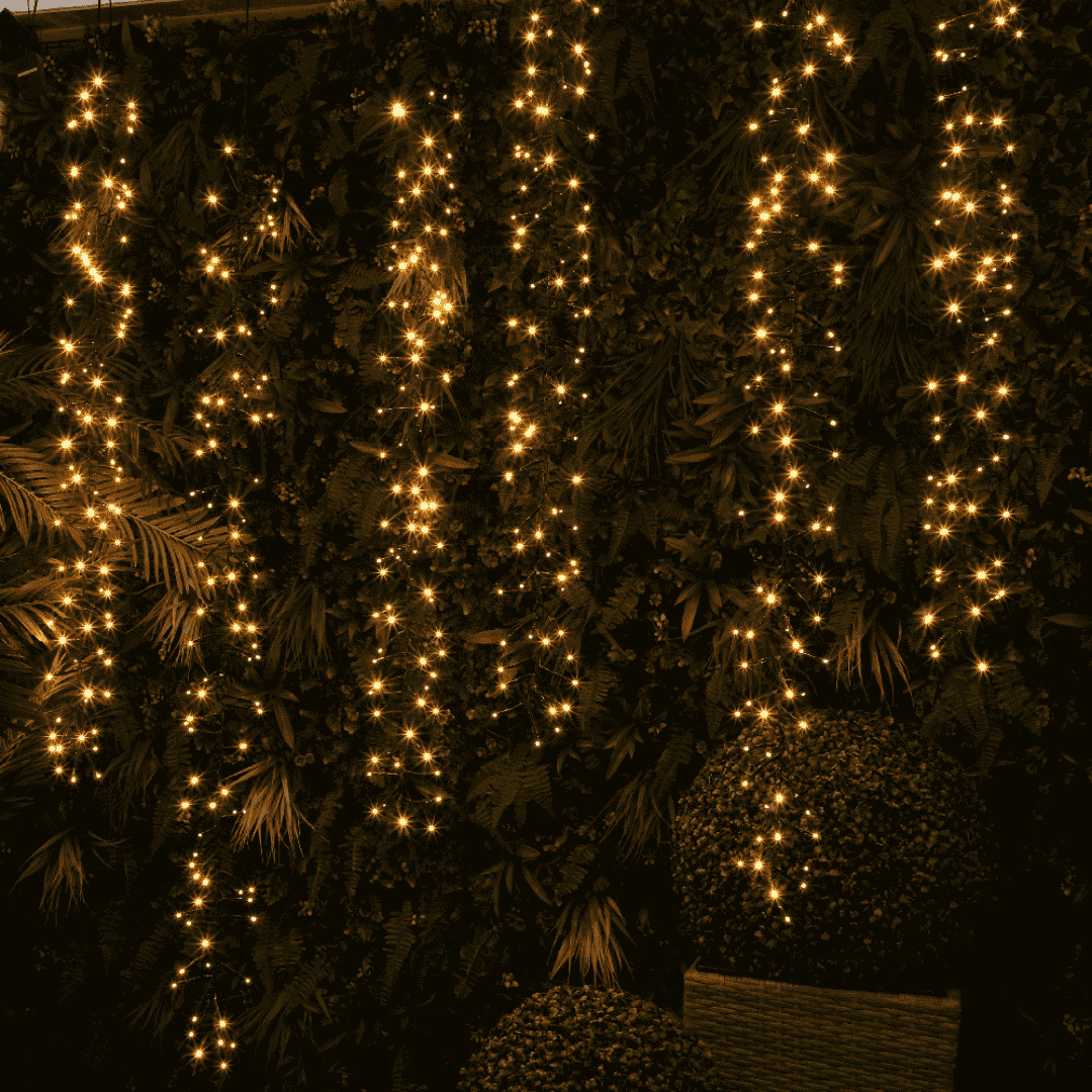 Christmas Cascading Tree Lights 576 Warm White
