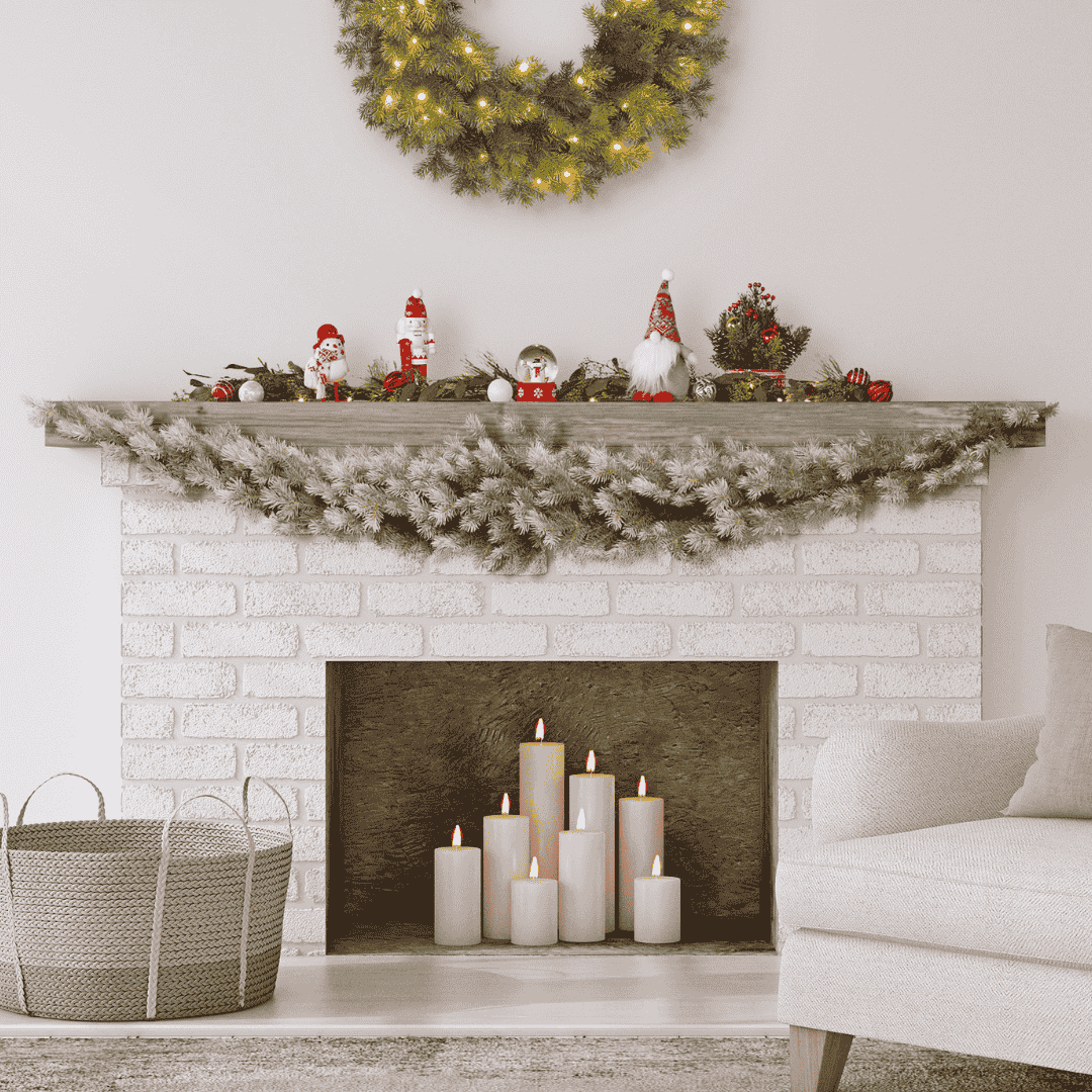 Christmas Swag 6ft Woburn Fir Blue