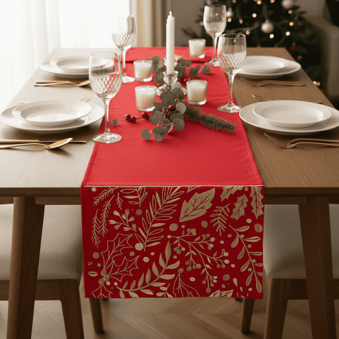 Christmas 'Winter Botanicals' - Table Runner