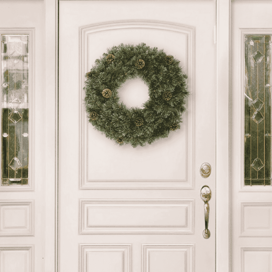 Christmas Wreath Cashmere Pinecone