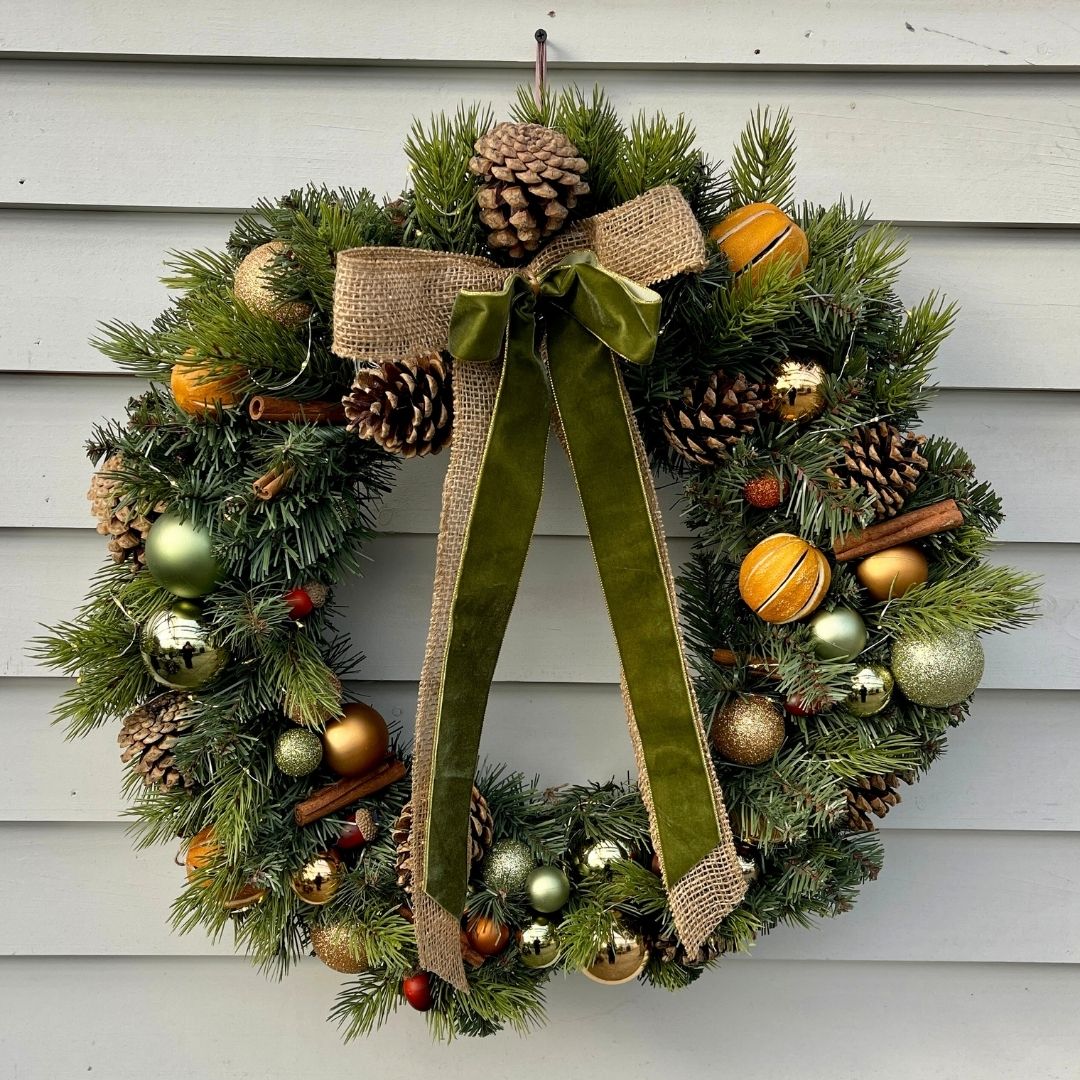 Christmas Wreath Natural Green
