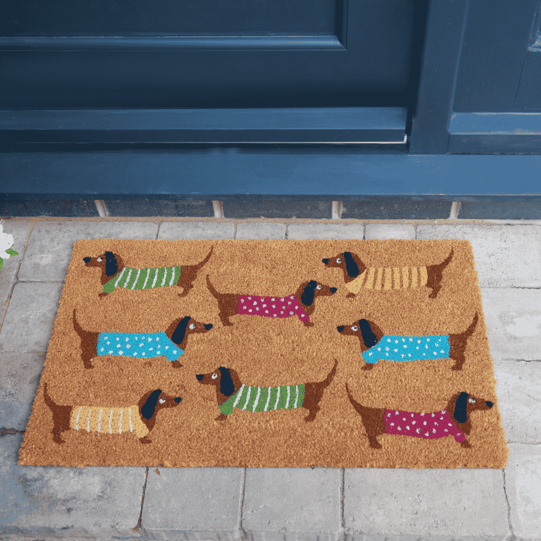 Coir Mat Dachshunds 45 x 75cm