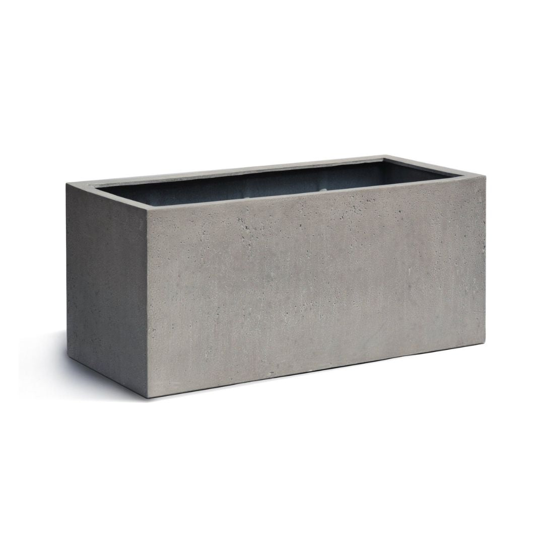 Eschbach Box Planter - Concrete Grey
