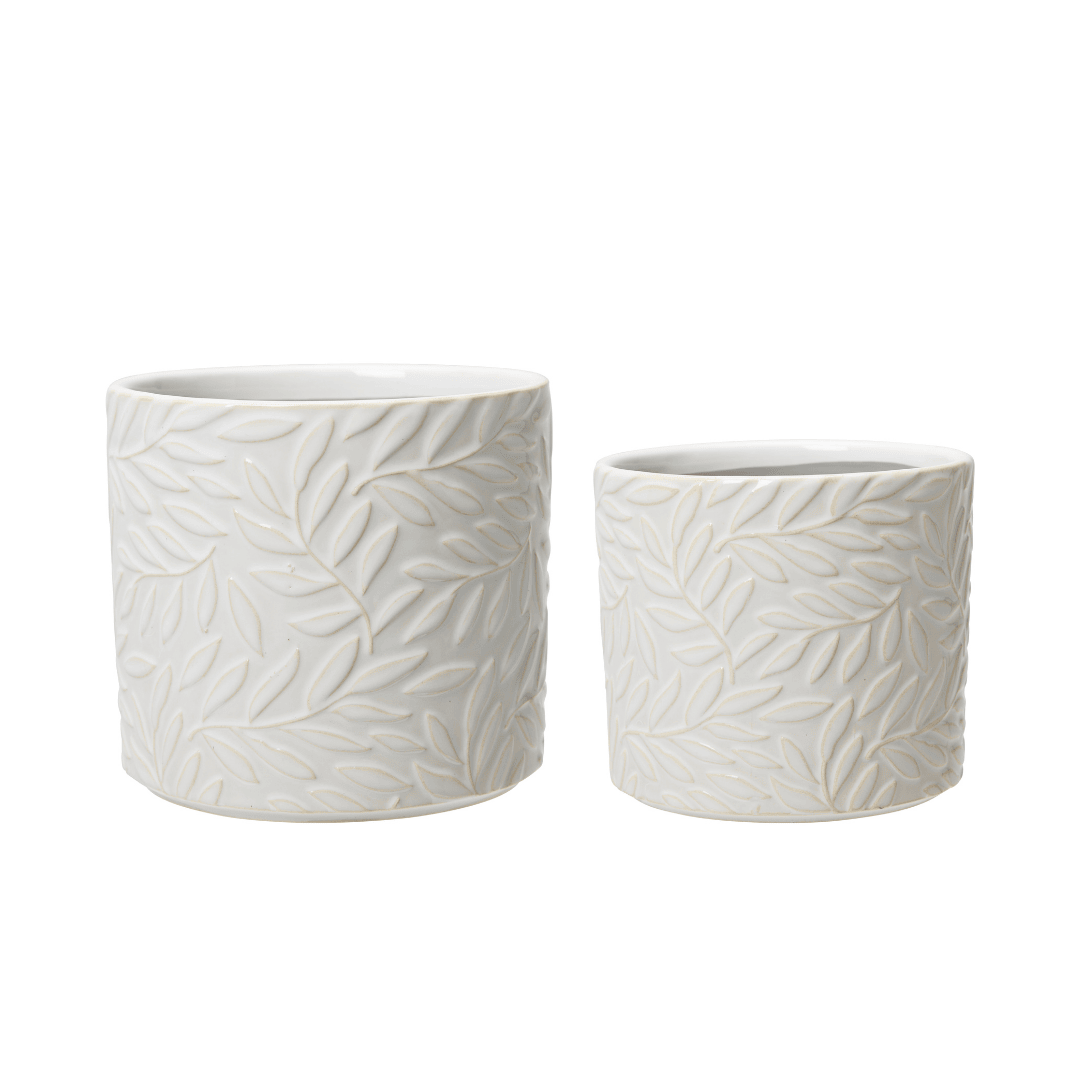Esmeralda Pot White