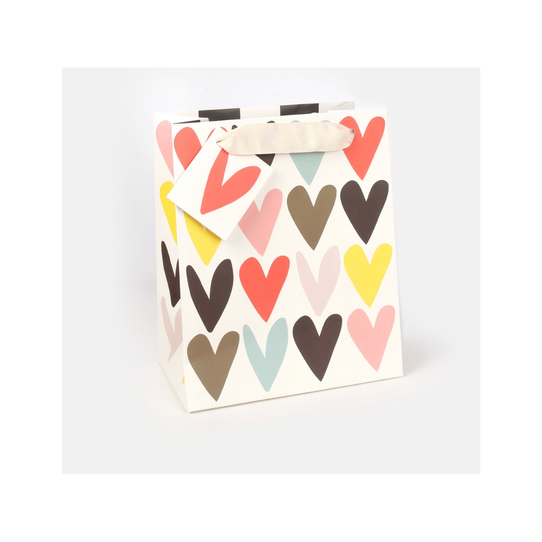 Gift Bag Jumbled Hearts - Medium