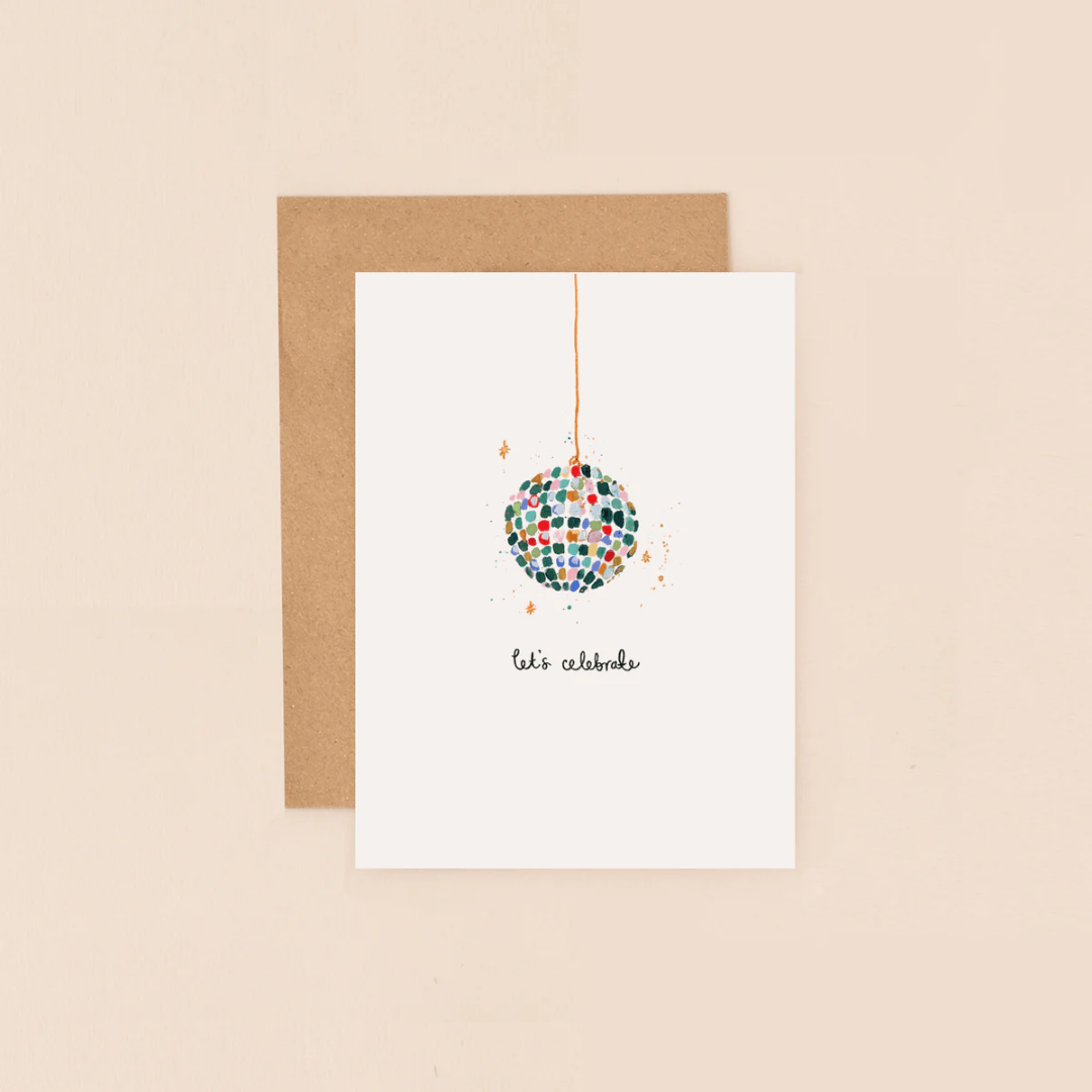 Glitter Ball Mini Card