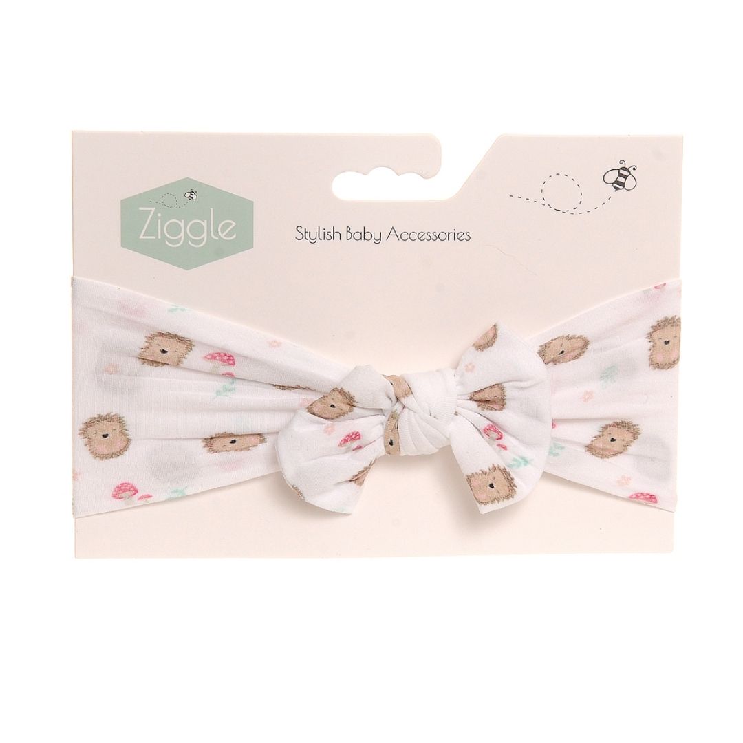 Hedgehog Top Bow Turban Headband