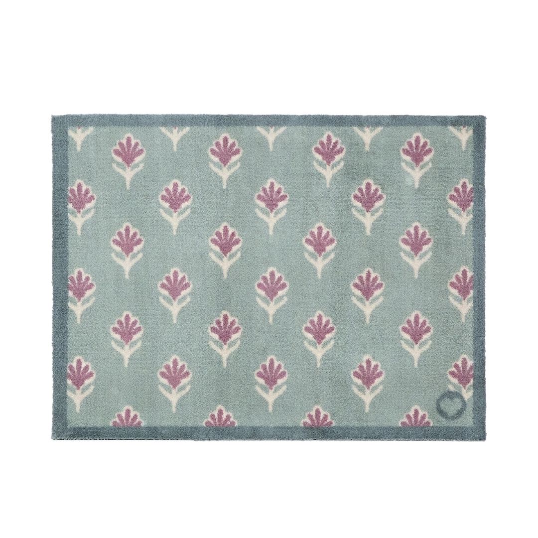 Hug Rug Doormat Ditsy Floral Green