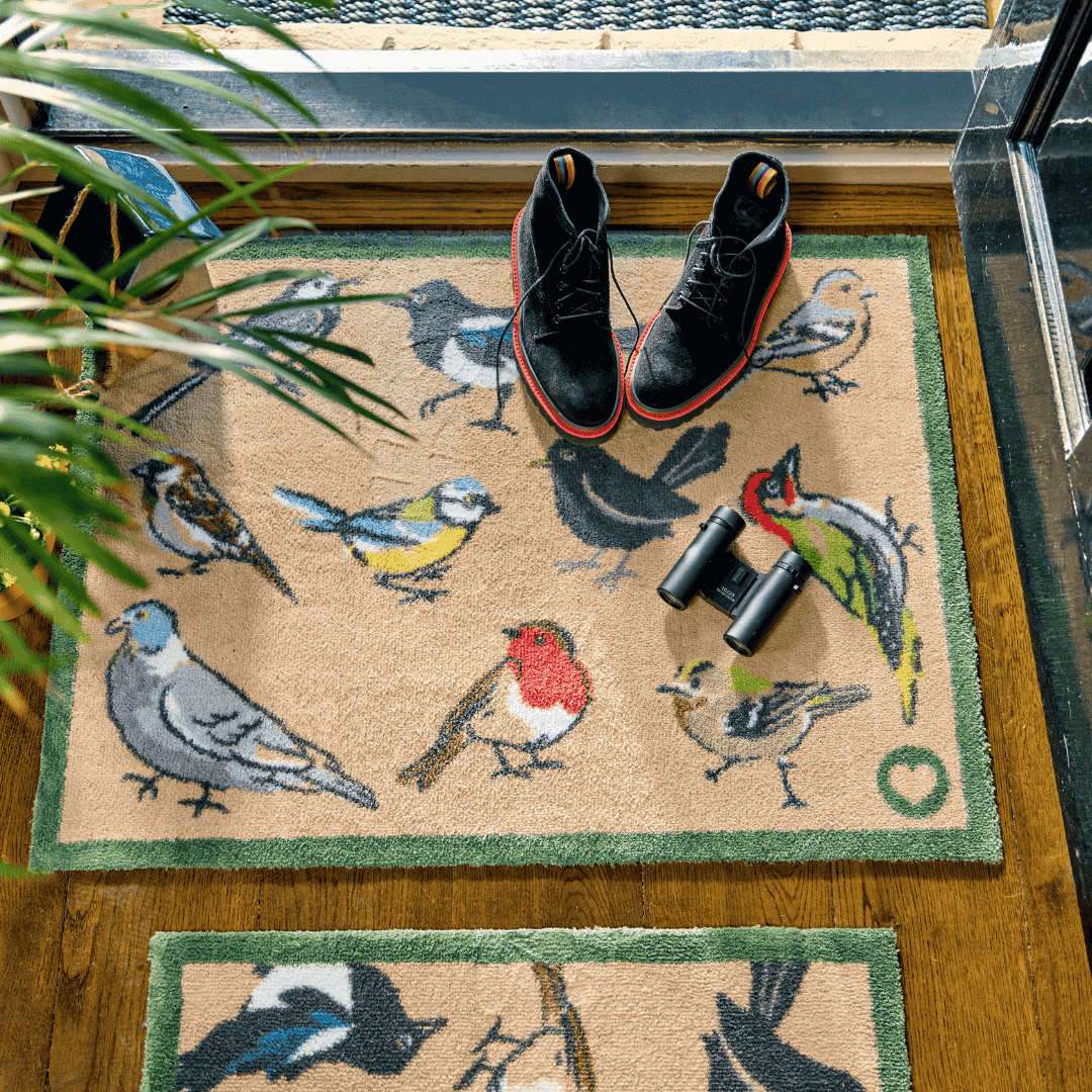Hug Rug Doormat Birdwatcher