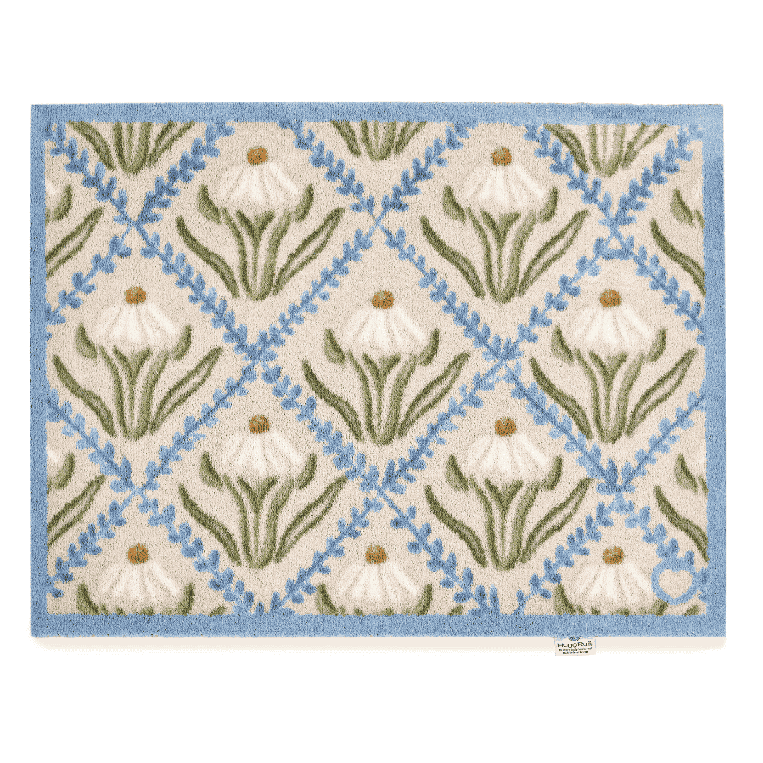 Hug Rug Doormat Daisy Trellis