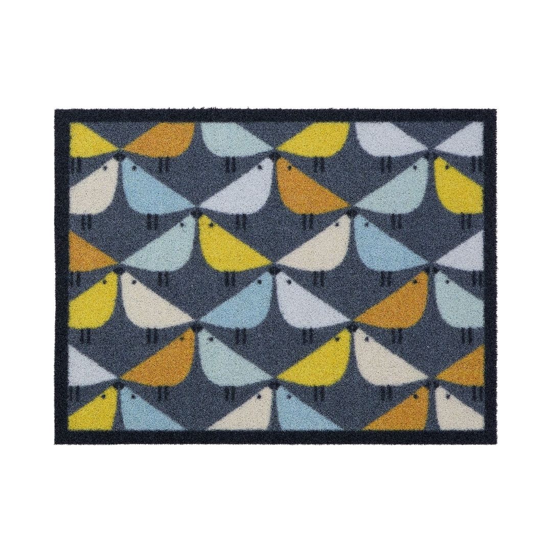 Hug Rug Outdoor Doormat Lintu Blue