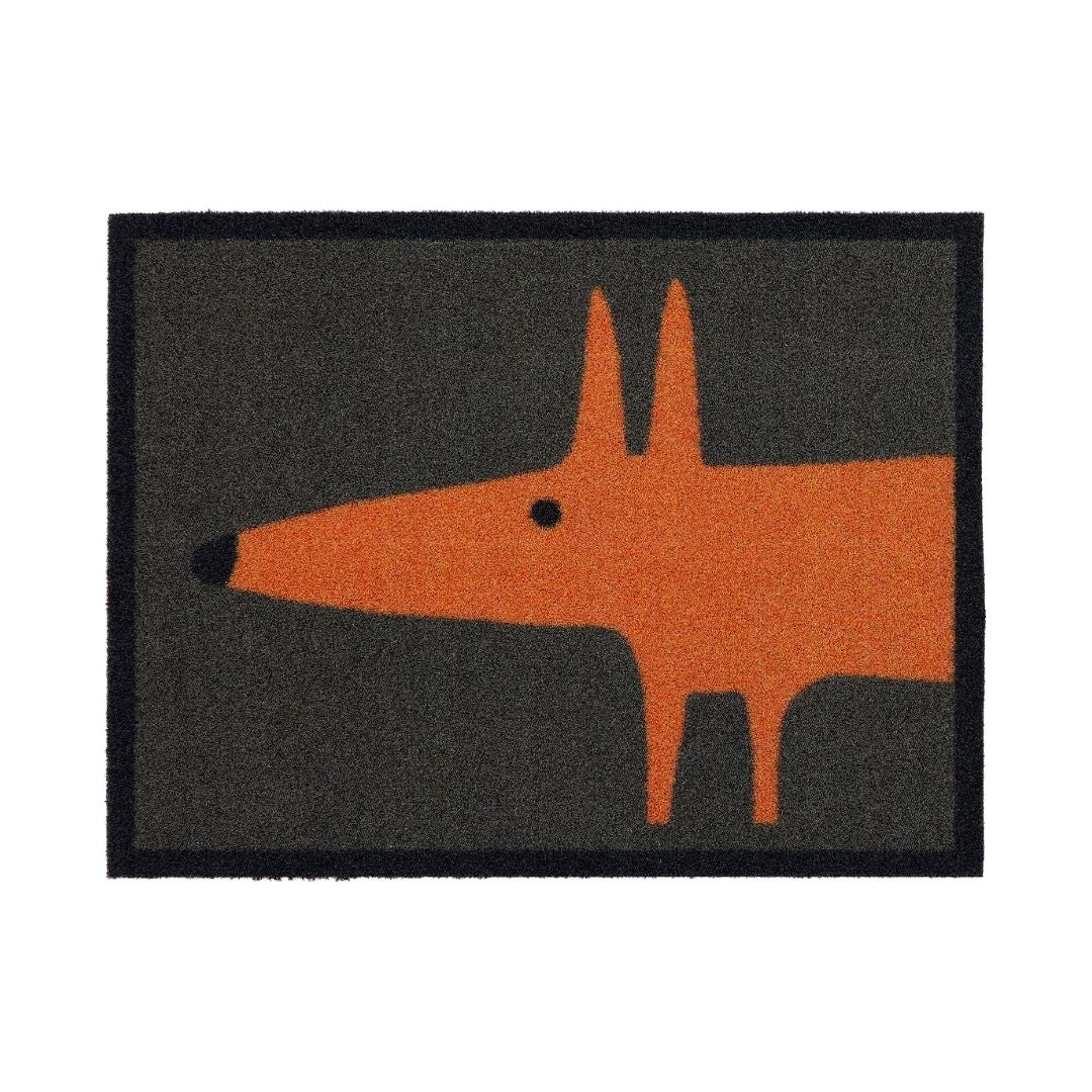 Hug Rug Outdoor Doormat Mr Fox Orange