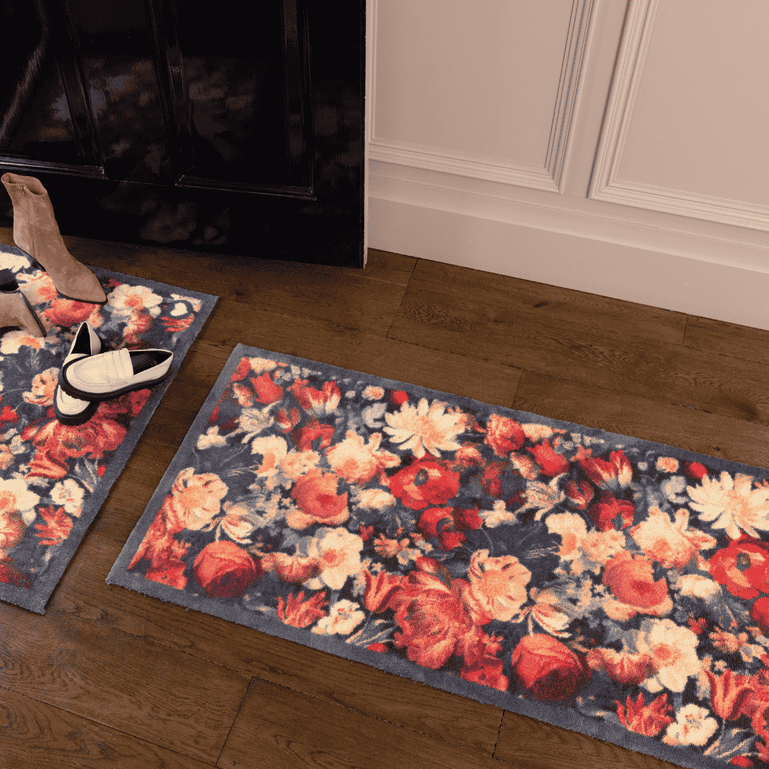 Hug Rug Runner Dark Florals