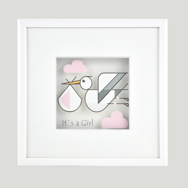 It's A Girl Wall Art