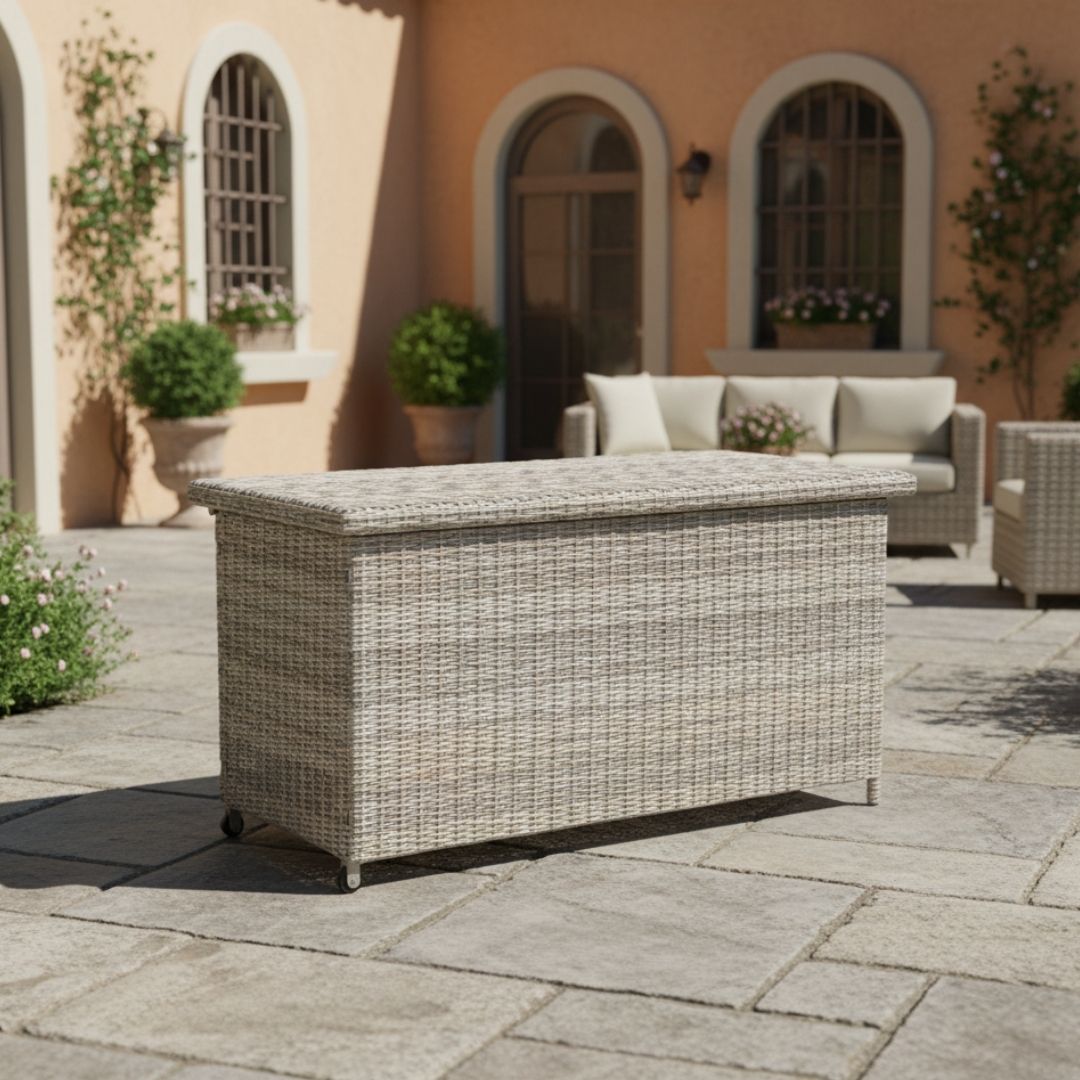 Mykonos Rattan Cushion Box