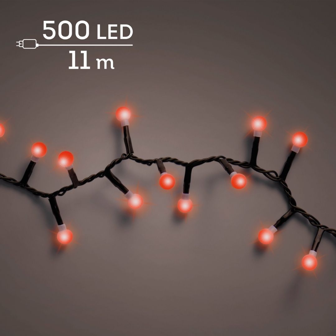 Christmas Lights LED Cherry Red 500 Bulbs