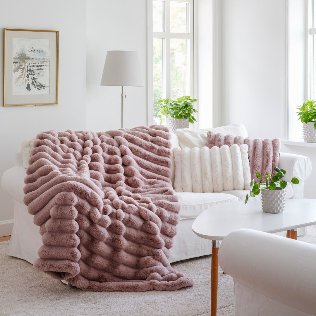 Liny Blanket Pale Pink