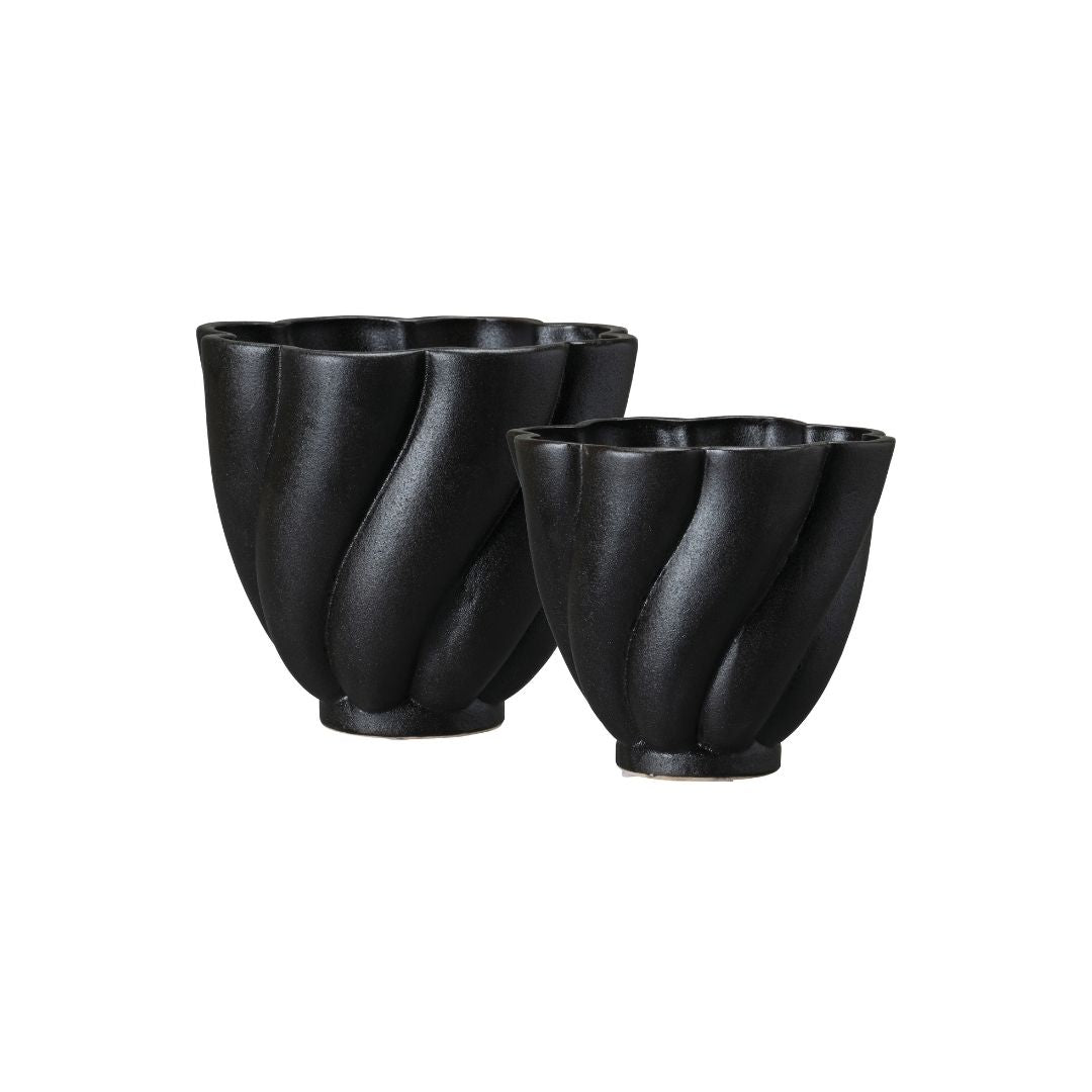 Lisa Indoor Pot Black