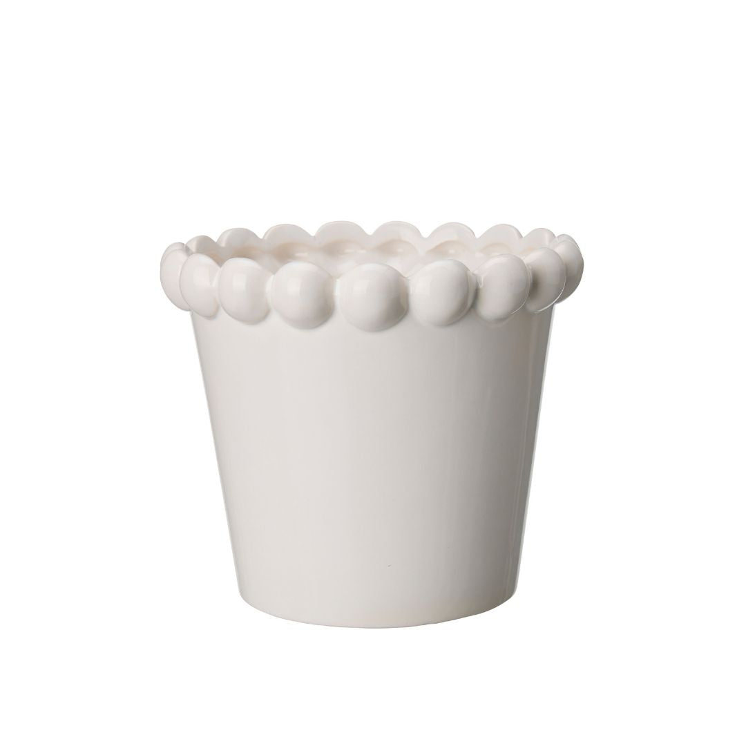 Mary Indoor Pot White