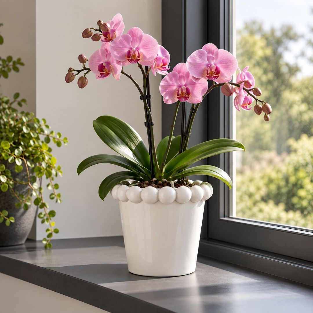 Mary Indoor Pot White