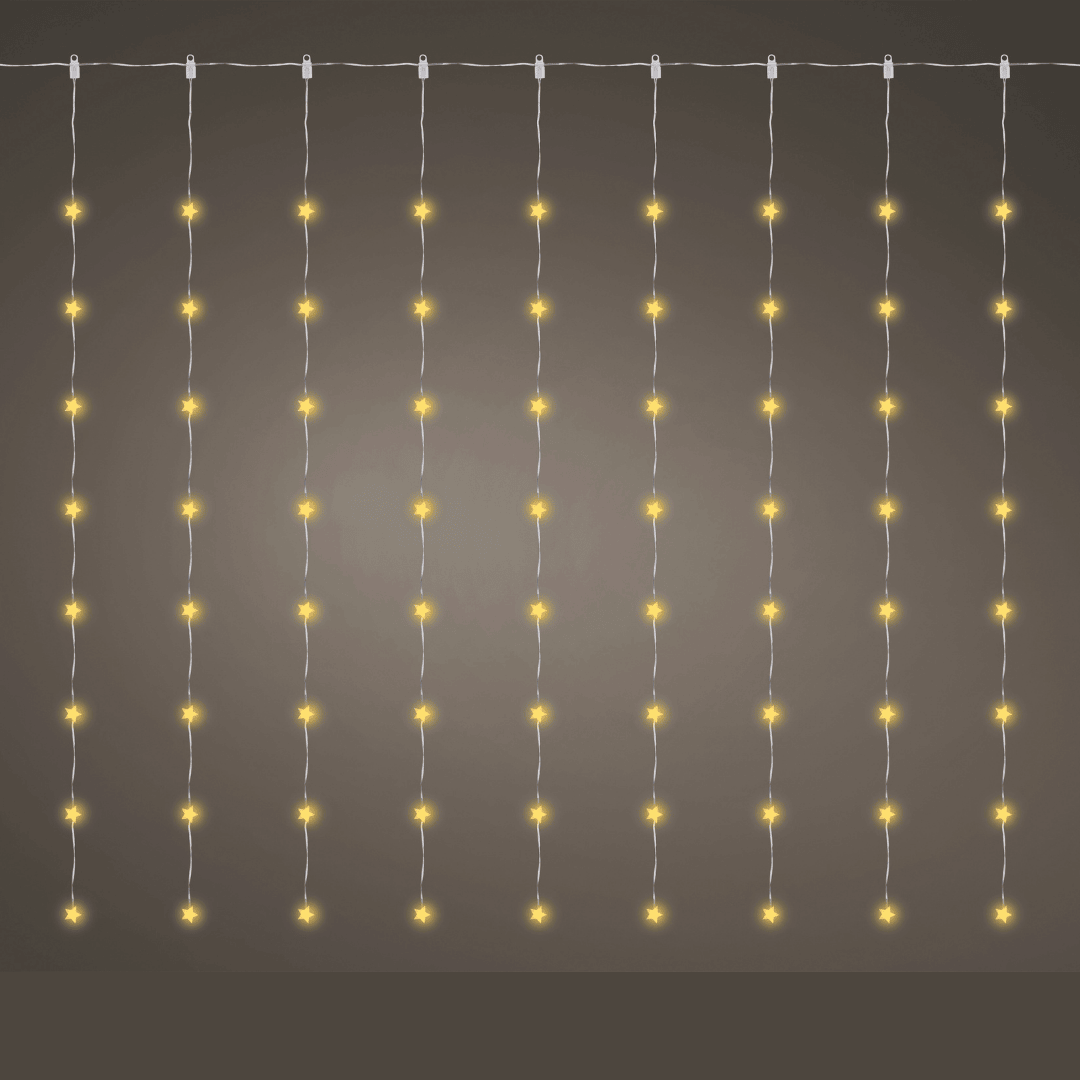 Micro LED Curtain Lights 400 LED - Classic Warm