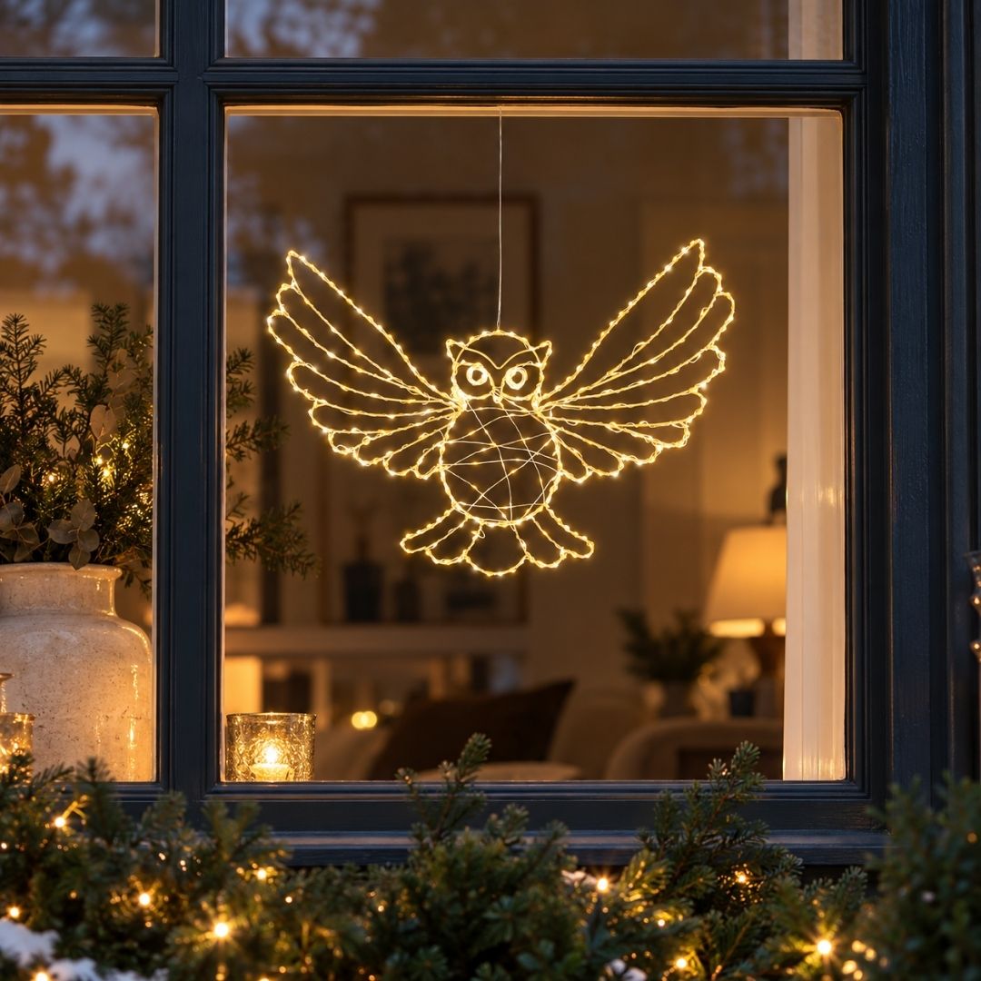 Micro LED Owl Classic Warm