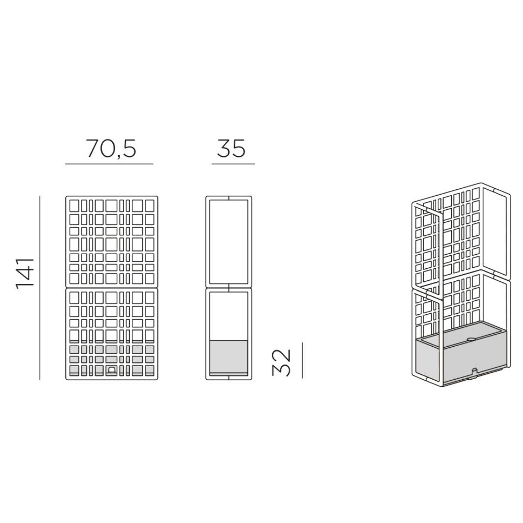 Sipario 2 Modular Partition - Cactus