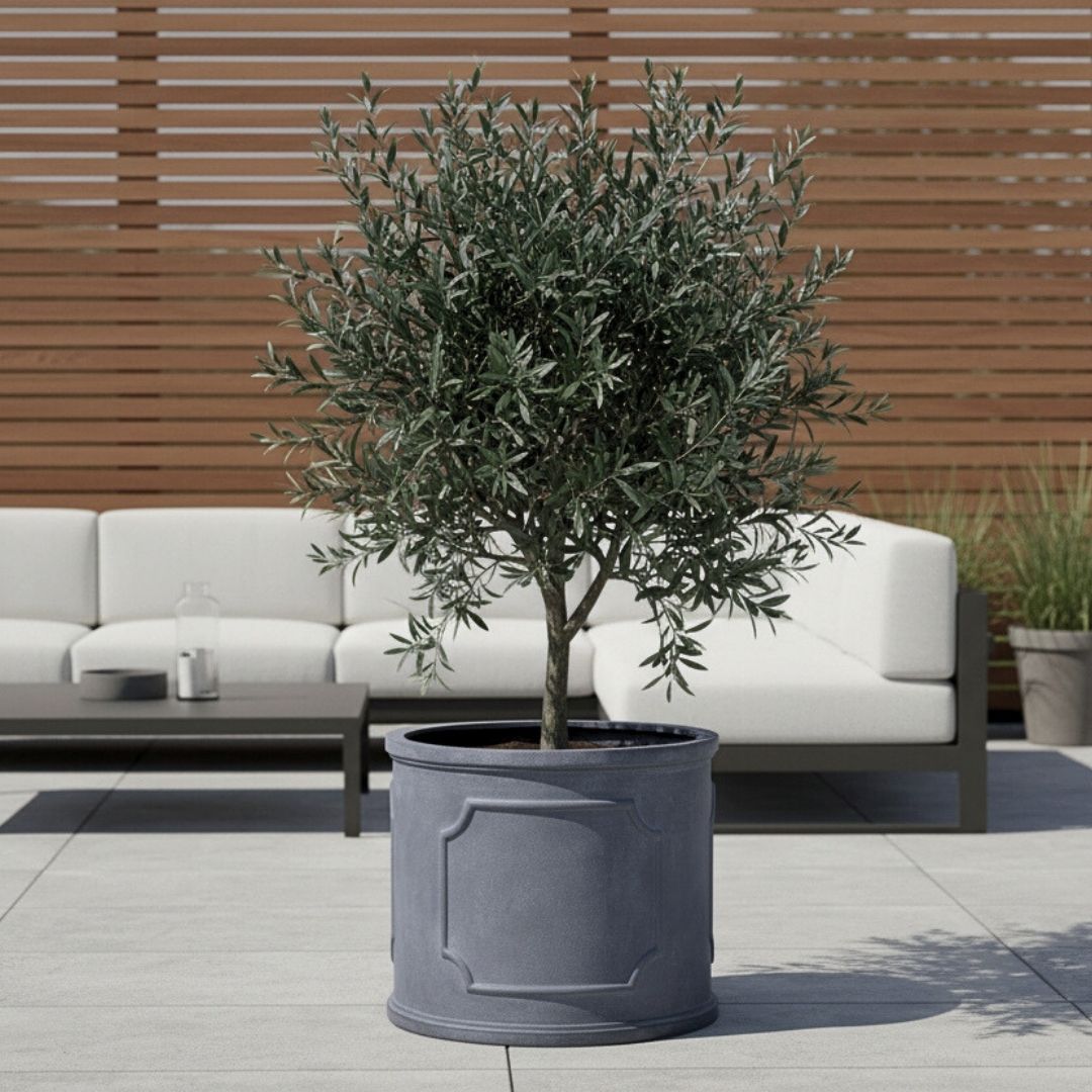 Eschbach Cylinder Planter Portsmouth - Classic Lead