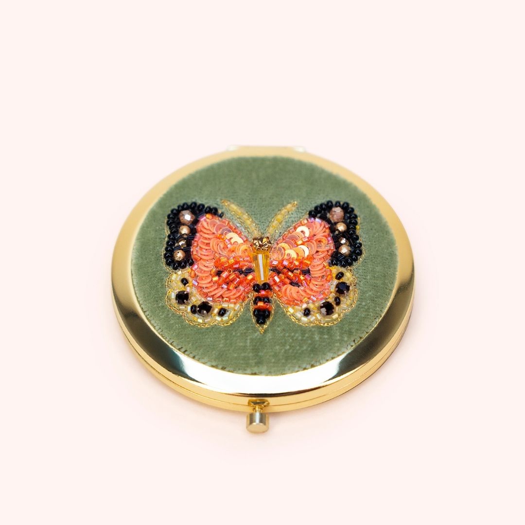 Bonny Butterfly Mirror - Compact