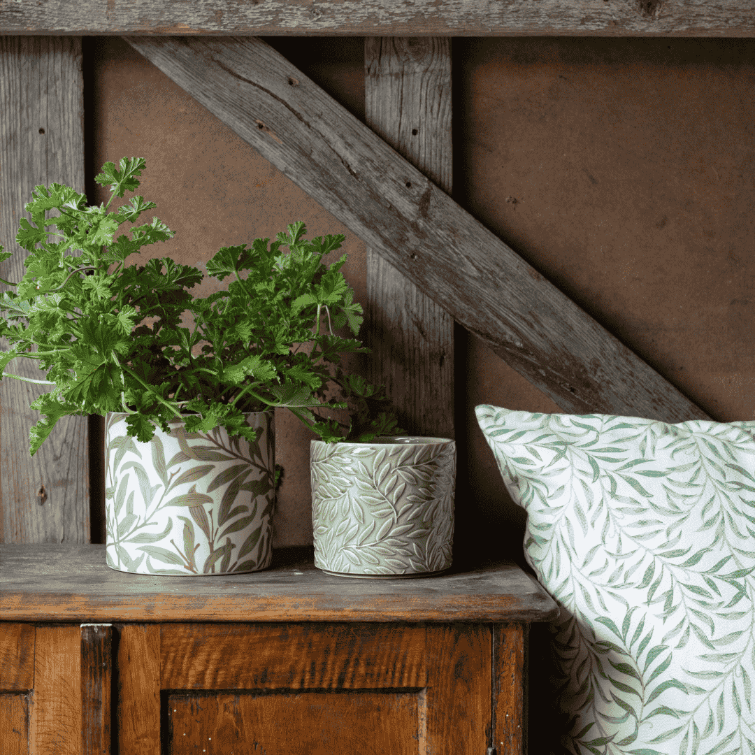 Rafaela Pot White/Green