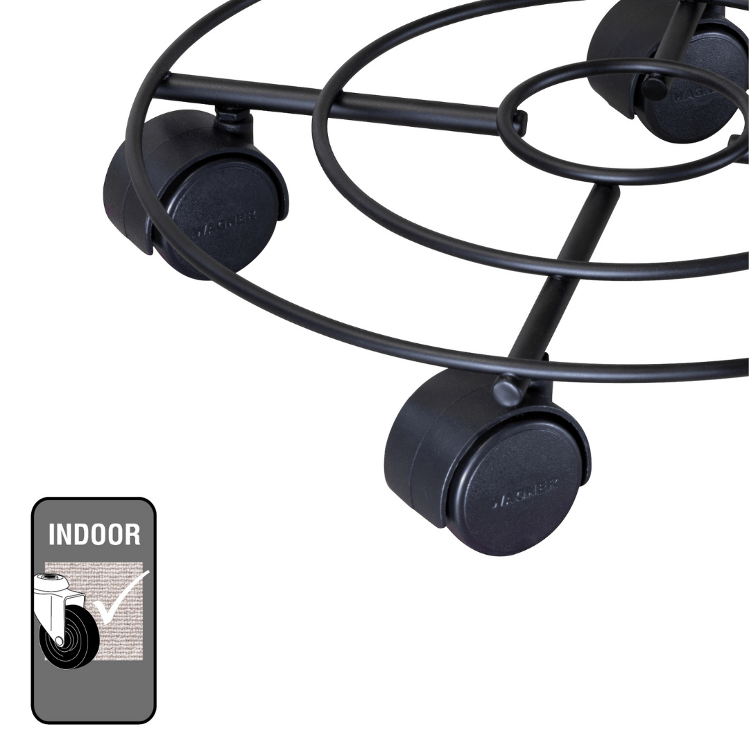 Wagner Plant Trolley Black Metal