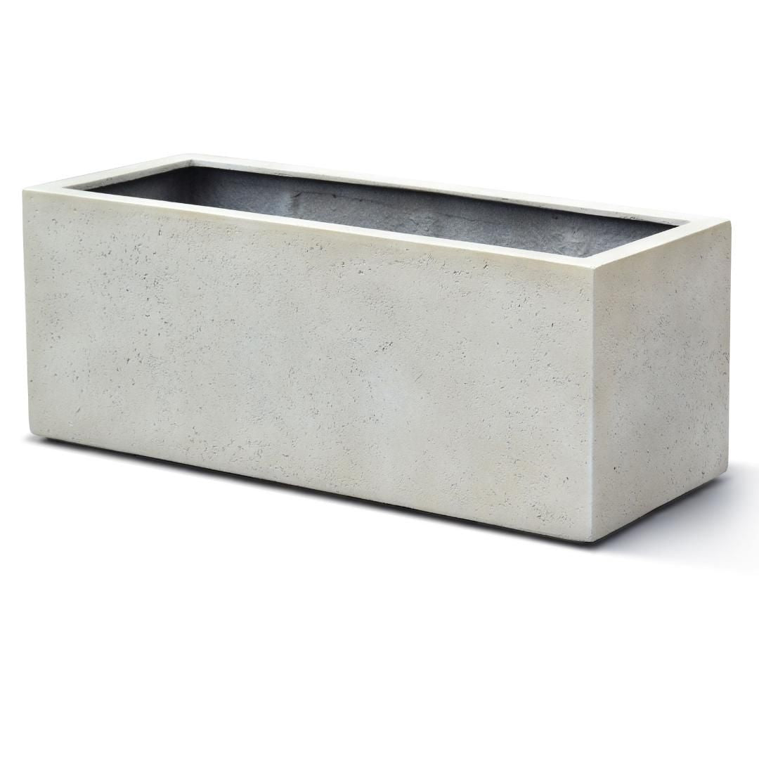 Eschbach Box Planter - Off White