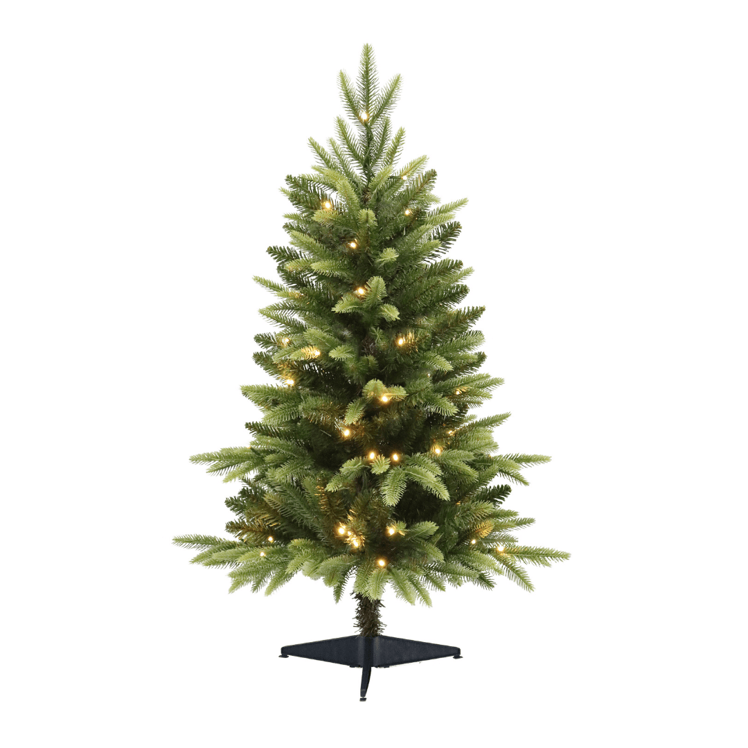 3ft Mini Pre - Lit Parque Green Artificial Christmas Tree