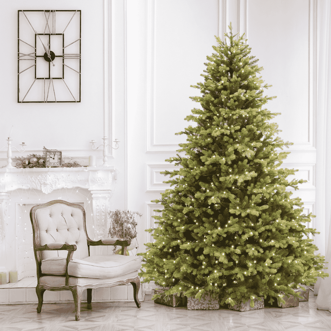 7.5ft Pre - Lit Grand Aurora Artificial Christmas Tree