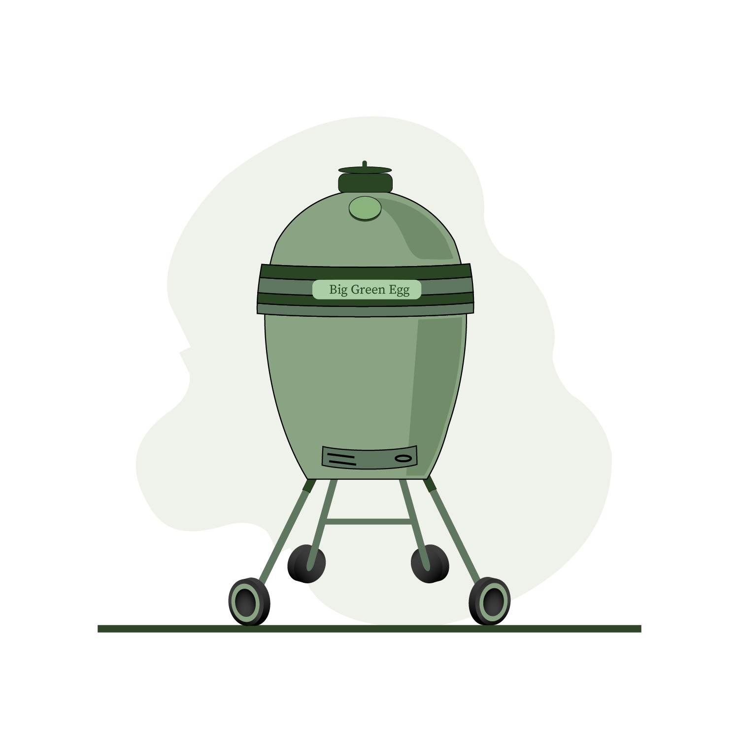 Big Green Egg barbeque