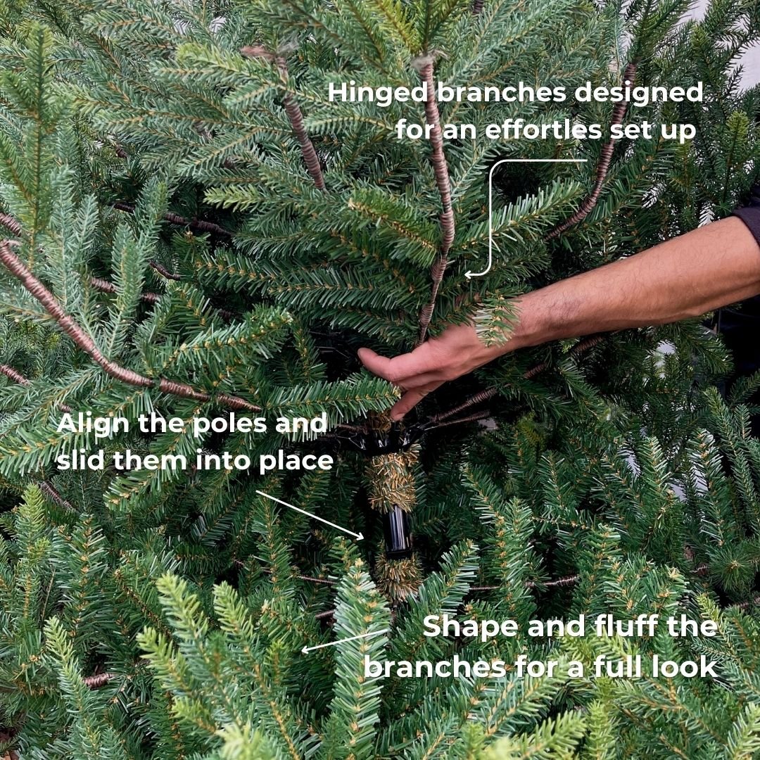 8ft Rosemere Balsam Artificial Christmas Tree