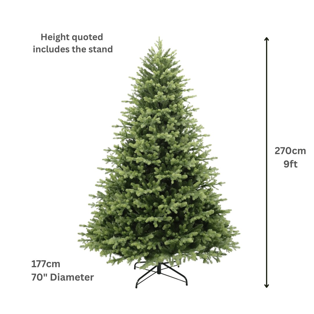 9ft Grand Aurora Artificial Christmas Tree