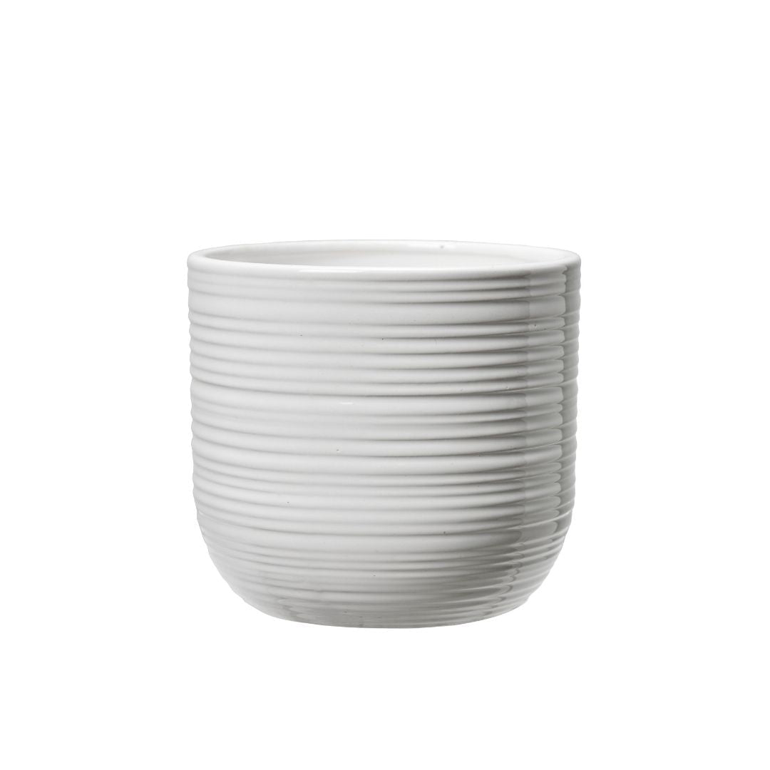 Addison Indoor Pot White